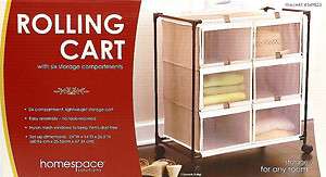 Homespace Solutions Rolling Cart  