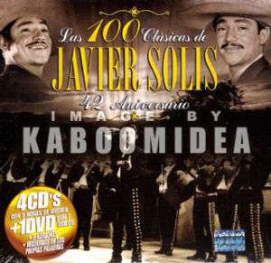 JAVIER SOLIS Las 100 Clasicas 4 CD + 1 DVD EXITOS NEW  