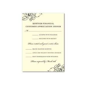  Corporate Response Cards   Sophisticated Scrolls By Hello 