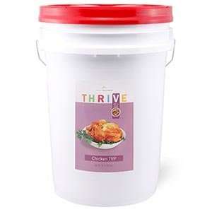  THRIVE Chicken TVP (Textured Vegetable Protein) Bucket w 