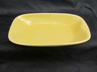 Vtg La Solana Ware Arizona Pottery Small Yellow Platter  