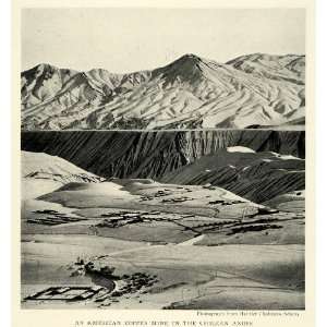  1922 Print Harriet Chalmers Adams Copper Mine Chile Andes 