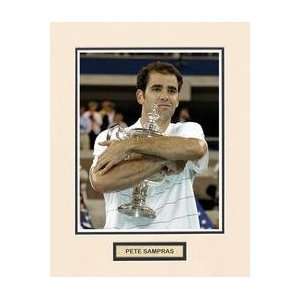  Pete Sampras Matted Photo Sports Collectibles