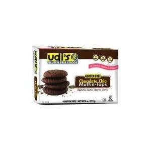 Udis Gluten Free Chocolate Chia Muffin Tops (Case of 6)  