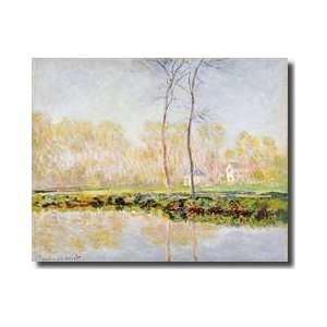  The Banks Of The River Epte At Giverny 1887 Giclee Print 