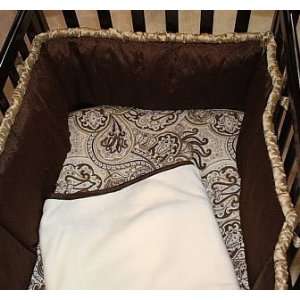 Chocolate Truffle 3 Piece Cradle Bedding Set