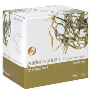  Adagio, Tea Gourmet Bag Golden Yunnan, 2.6 Ounce (6 Pack 