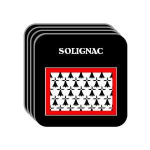  Limousin   SOLIGNAC Set of 4 Mini Mousepad Coasters 