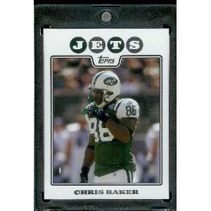 2008 Topps # 192 Chris Baker   New York Jets   NFL Trading 