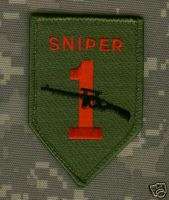 IRAQ OIF OEF 1ST ID 1ST INFANTRY DIVISION SNIPER PATCH  