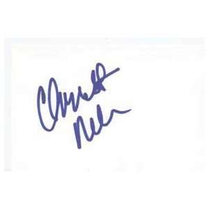  CHRISTEN NELSON Signed Index Card In Person Everything 