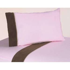  Soho Pink and Brown Sheet Set by JoJo Designs Brown
