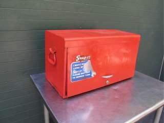 Snap on Vintage Metal Storage Tool Box Chest Snapon  
