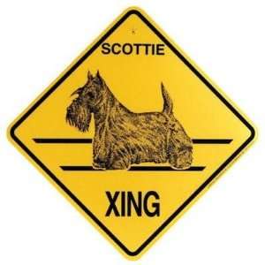  Xing Sign Scottie Plastic 10.5 x 10.5 inches  Pet Supplies 
