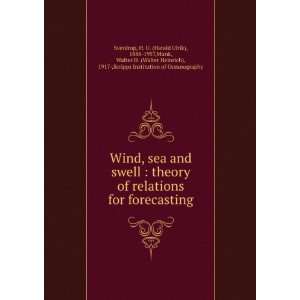   Munk, Walter H. ; Scripps Institution of Oceanography. Sverdrup Books