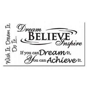  Repo Wallart Dream Belv Inspr Arts, Crafts & Sewing