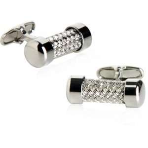  Silver Pipe Cufflinks by Michael Soho Cuff Daddy Jewelry