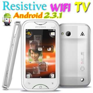   Unlocked Dual Sim WIFI/Analog TV Mobile Smartphone Touch A600  