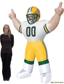   Packers NFL Large 8 Ft Inflatable Football Player 896332002696  