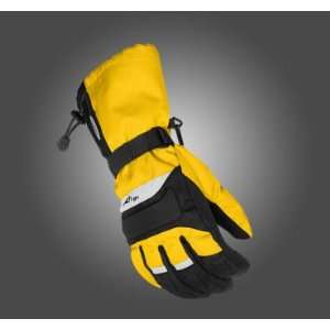 Tourmaster Cortech Journey Youth Snowmobile Gloves Yellow/Black Medium 