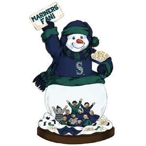    Seattle Mariners MLB Stadium Snowman Figurine