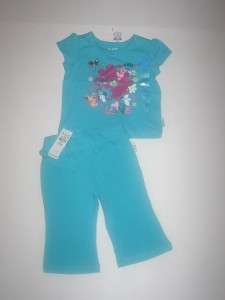 Childrens Place Baby Girl Blue Shirt Pants 6 9 m New  