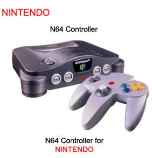 GRAY CONTROLLER GAME SYSTEM FOR NINTENDO 64 N64   BRAND NEW 