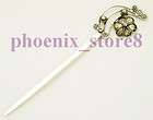 green fan cloisonne earrings with flower items in phoenix store8 store 