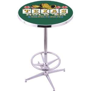  Texas Hold Em Pub Table with 216 Style Base