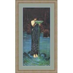 Circe Invidiosa by John William Waterhouse   Framed Artwork