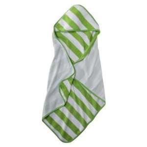  Circo® Baby Knit Stripe Hooded Towel   Green