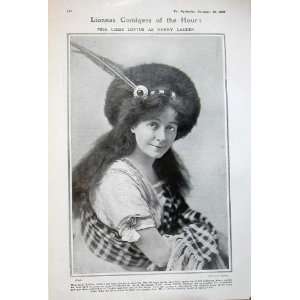  1908 Cissie Loftus Harry Lauder Theatre Lyric England 