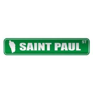   SAINT PAUL ST  STREET SIGN CITY DOMINICA