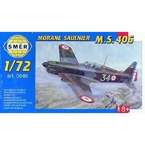   Morane Saulinier MS406 Aircraft 1/72 Smer Models Toys & Games
