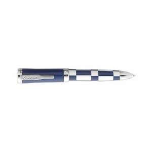  Conklin Jockey Club Navy Blue/ White Ballpoint Pen 