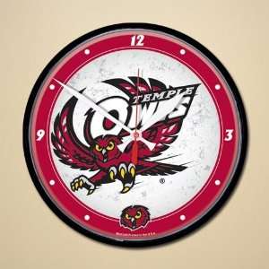  Temple Owls 12 Round Wall Clock