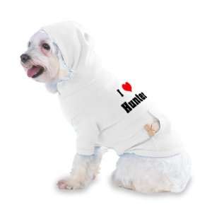   Hunter Hooded T Shirt for Dog or Cat X Small (XS) White