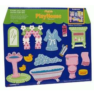  FeltKids Playhouse Bathroom Felt Playset Toys & Games