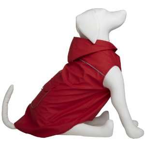  Dogit Dog Hooded Slicker, XX Large, Red