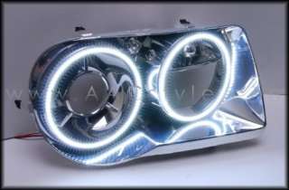 Chrysler 300C LED Rings Headlights HALO KIT Demon Eyes  