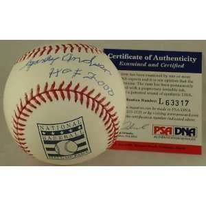  Sparky Anderson Autographed Baseball   HOF * * PSA DNA 