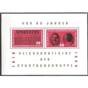   Germany DDR A263 Spartacus Letter Kar Liebknecht 