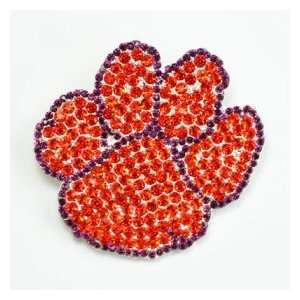  Clemson Crystal Logo Pin