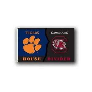  Clemson Tigers / South Carolina Gamecocks Rivalry Flag 