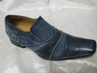 SIO~NEW~FASHION DENIM~DISTRESSED~SHOES~NAVY~ALL SIZES  