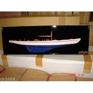  Endeavour II Half Hull High Quality Hand Made Wooden Model Ship 