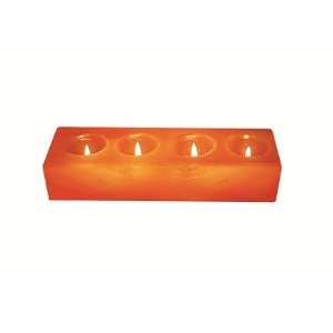  8 Pack Case of 4 Hole Block Cube Candle Holder Everything 