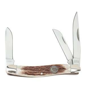    United   Colt 3 Blade Stockman, Stag Handle