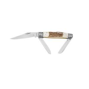  Stockman 3 Blade Stag Pocket Knife 