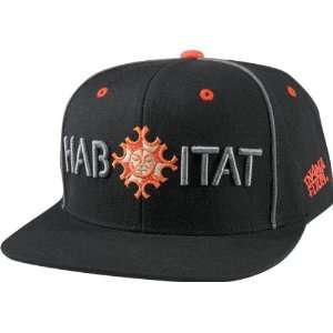    Habitat Radient Cap Osfa Black Skate Hats